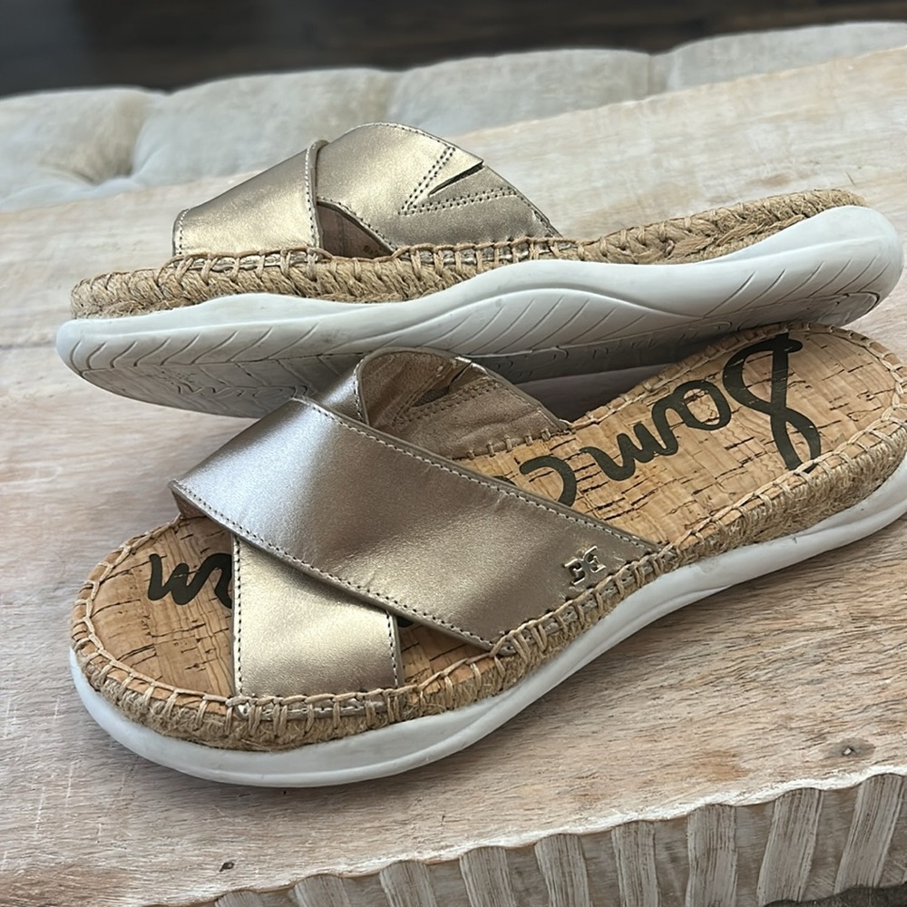 Sam Edelman sandals gold color - Picture 3 of 8